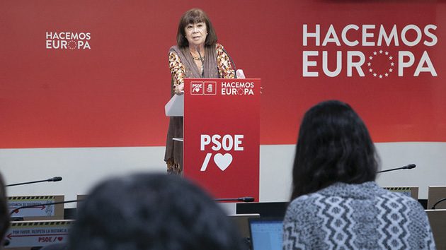 Cristina Narbona asegura que “el impuesto más injusto que sufren los españoles es la corrupción” del PP