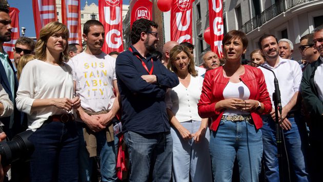 Isabel Rodríguez: Avanzamos y hemos conseguido más y mejores empleos. Aún quedan pancartas por levantar y el PSOE estará con los sindicatos