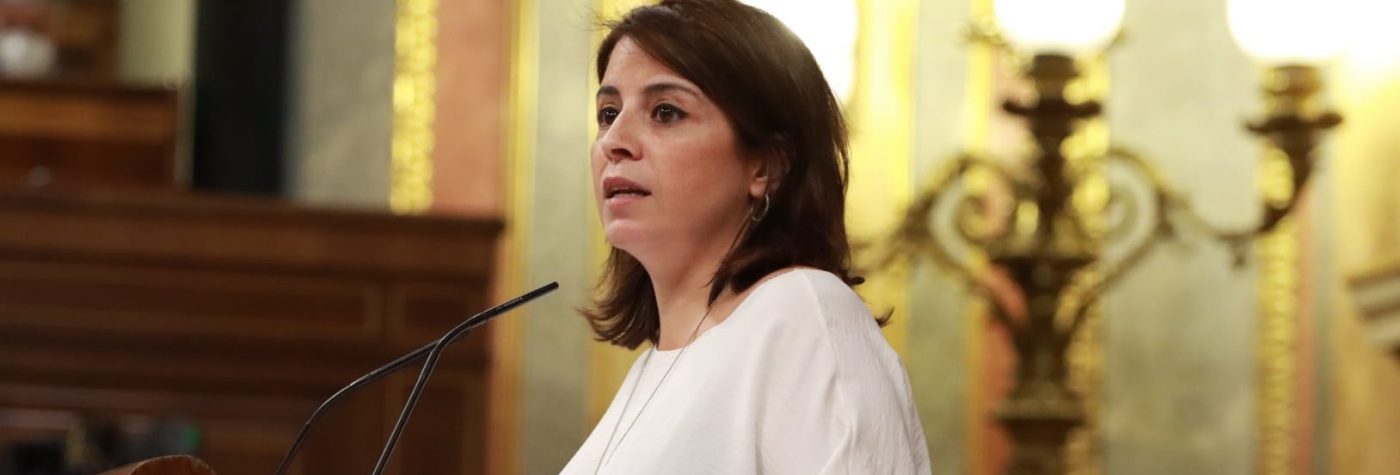 Adriana Lastra: “En una democracia las mujeres ni se compran ni se venden”