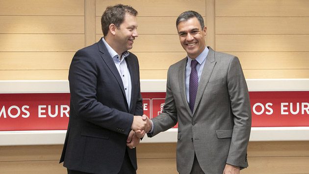 Pedro Sánchez se reúne con Lars Klingbeil, copresidente del SPD
