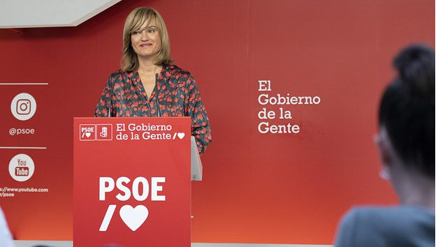 Pilar Alegría: Esta crisis solo tiene una salida, la de apostar por la gente y el gasto social para que este país siga creciendo