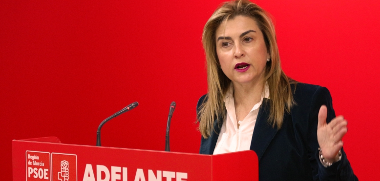 Carmina Fernández: “Es una vergüenza que López Miras utilice el Gobierno de la Región de forma partidista como si fuera su cortijo”