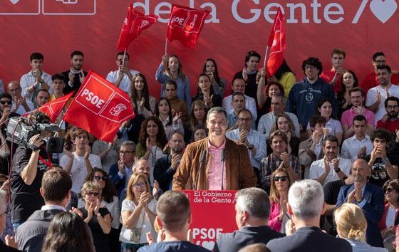 pedro sanchez mitin