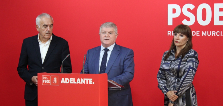 El PSOE de la Región de Murcia propone al Gobierno regional un gran acuerdo para aprobar unos presupuestos regionales para 2023 que aporten estabilidad y soluciones a la Región