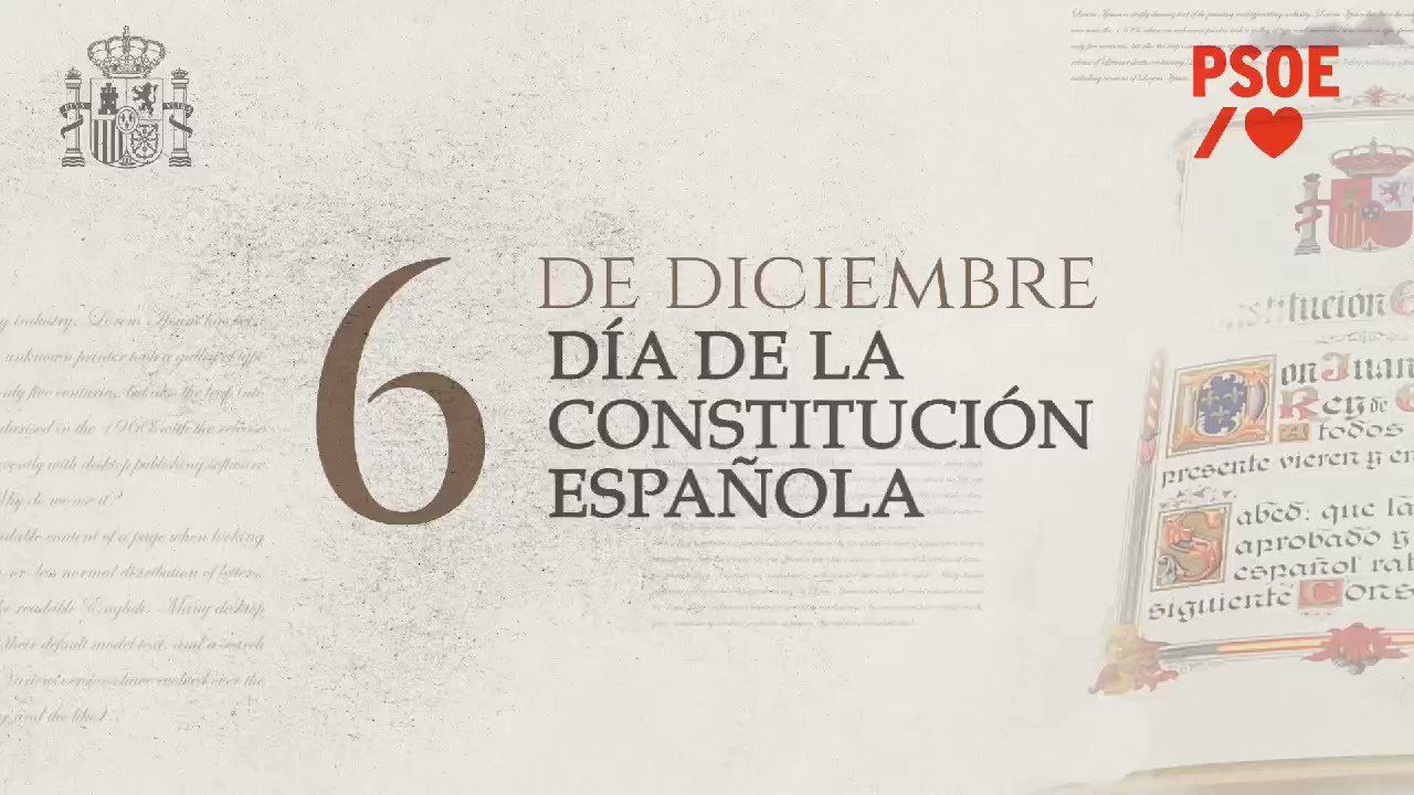 6 DE DICIEMBRE DIA DE LA CONSTITUCIÓN